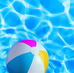 夏日水中球