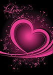 心背景 love