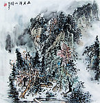 幽居溪山图