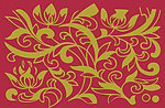 小草形花纹