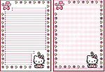 HelloKitty信纸