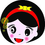 卡通美女矢量