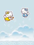 音符 hello kitty猫