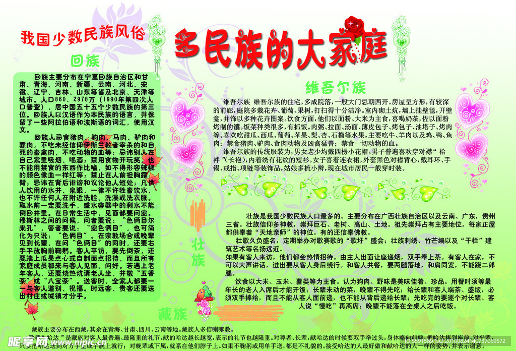 人文手抄报
