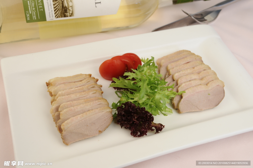 白烧鸡肉