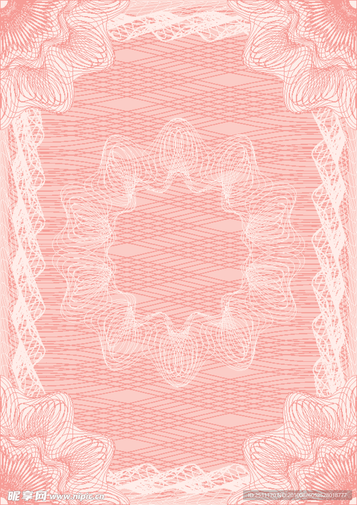 花纹花边背景矢量