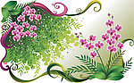 时尚花纹矢量素材