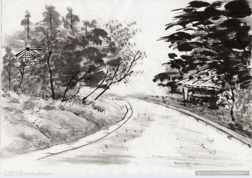 水墨画