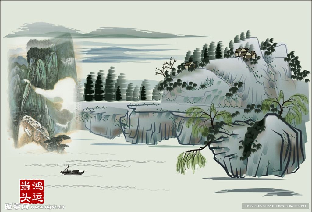 山水画