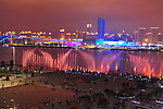 喷泉夜景
