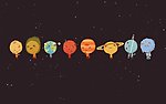 卡通星空