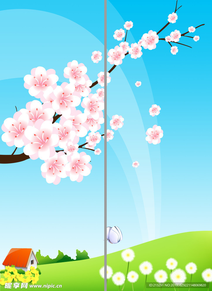 移门 梅花 风景