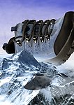 户外 登山 鞋 鞋带 山 石头 户外品牌
