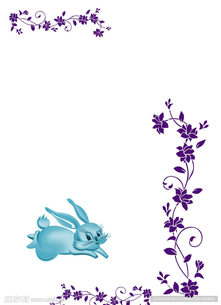兔子 花纹