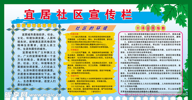社区宣传栏