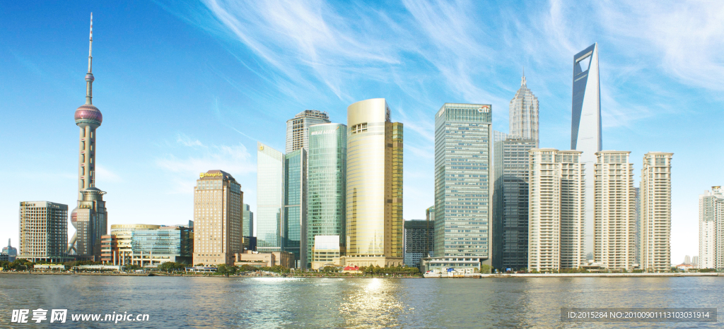上海浦东 外滩 东方明珠塔 世贸中心