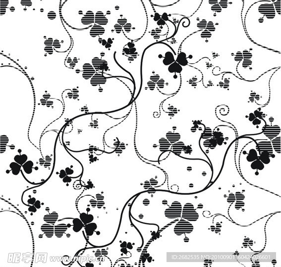 浮萍花纹