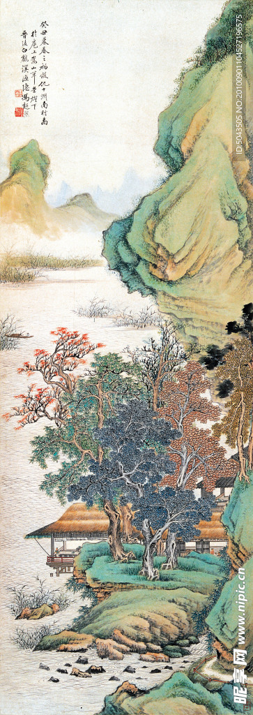 嵩山草堂灯下
