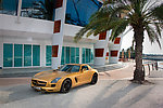 梅赛德斯奔驰SLS AMG 沙漠金 世界名车