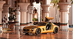 梅赛德斯奔驰SLS AMG 沙漠金 世界名车