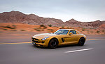 梅赛德斯奔驰SLS AMG 沙漠金 世界名车