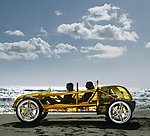 rinspeed exasis 概念车 黄金色 世界名车