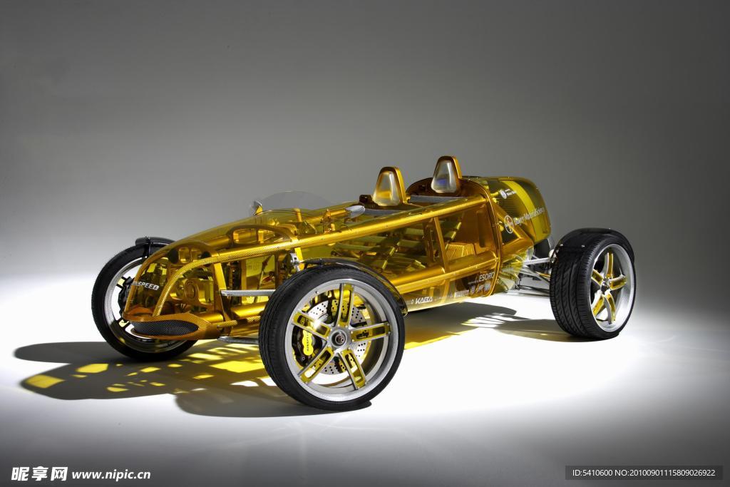 rinspeed exasis 概念车 黄金色 世界名车
