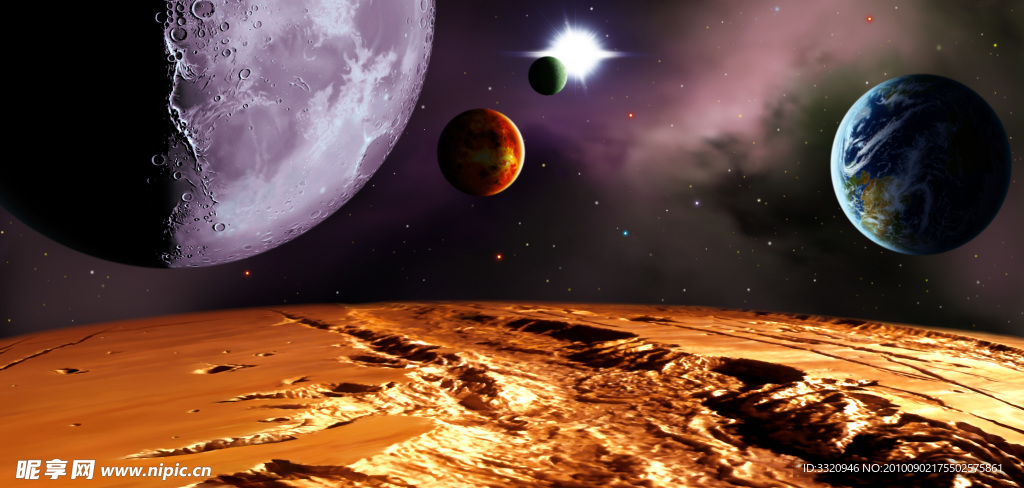 宇宙行星高清图片