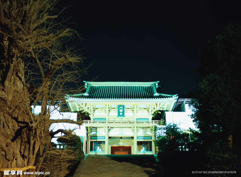 庙宇夜景