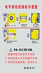 电子存包柜操作示意图