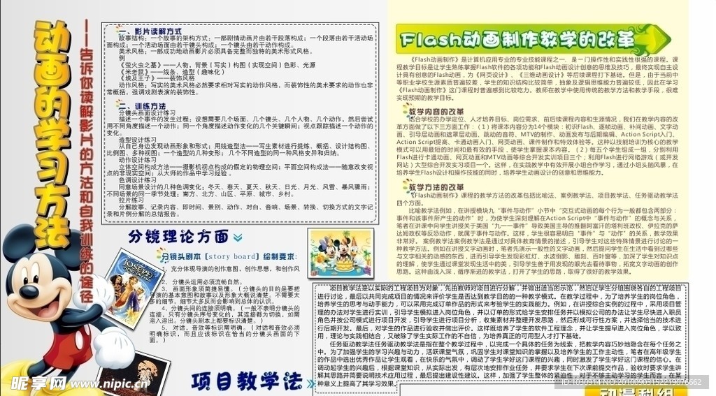 为某学校某专业设计的板报