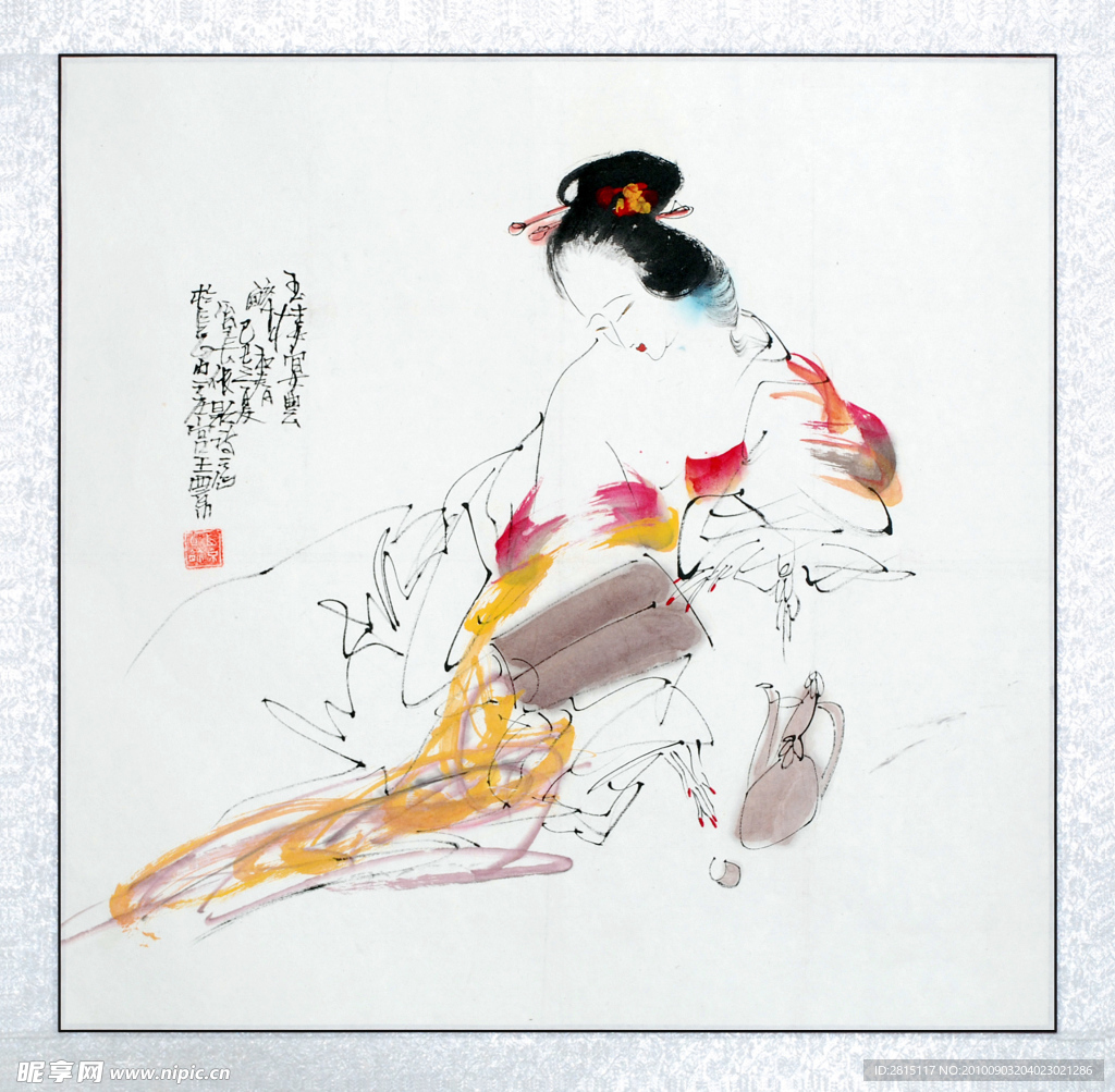 国画 人物 古典美女