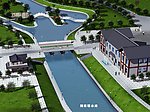 建筑景观鸟瞰效果图