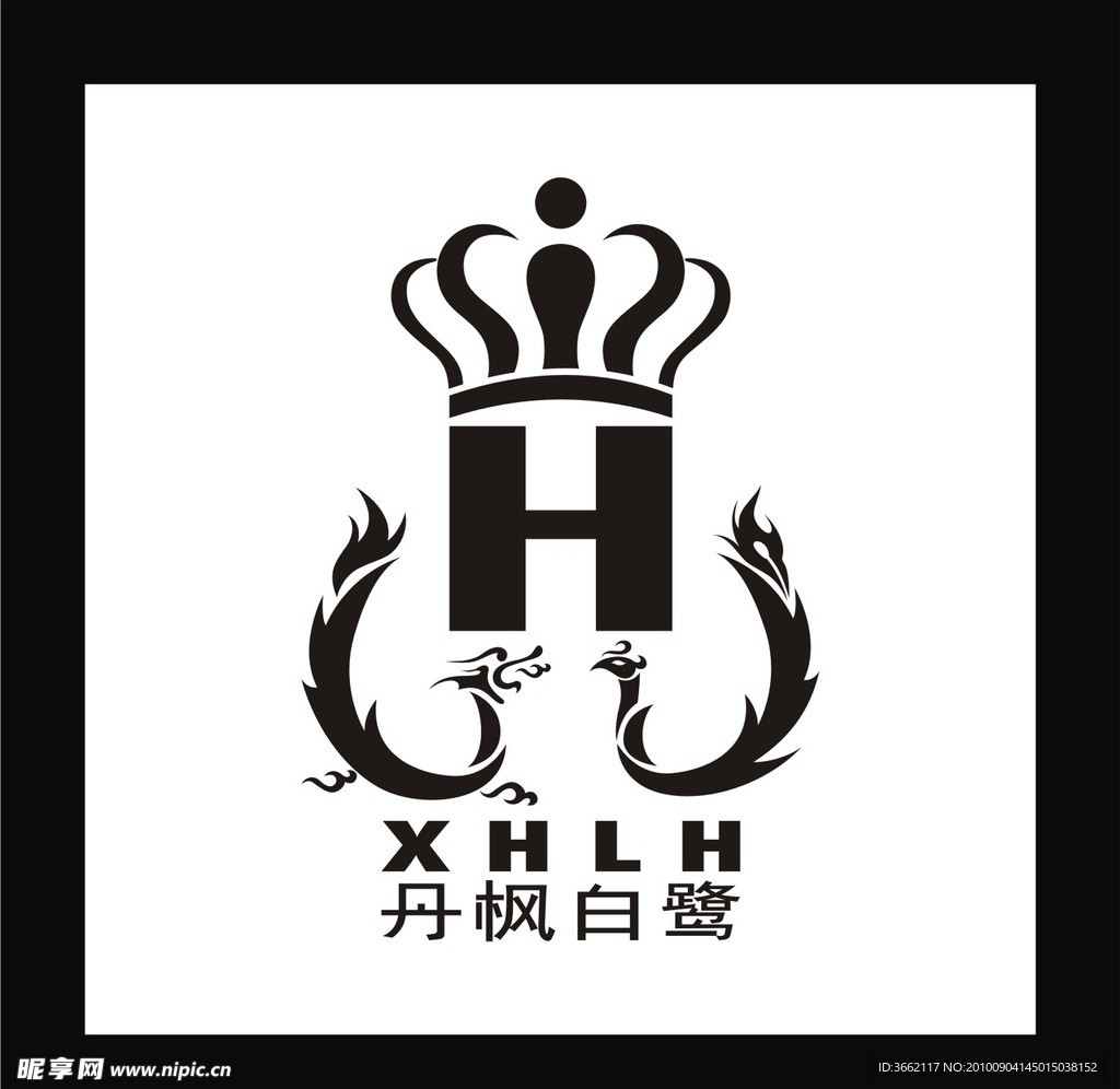 丹枫白鹭LOGO