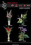 3ddd_Flowers 盆栽花卉max模型5一8