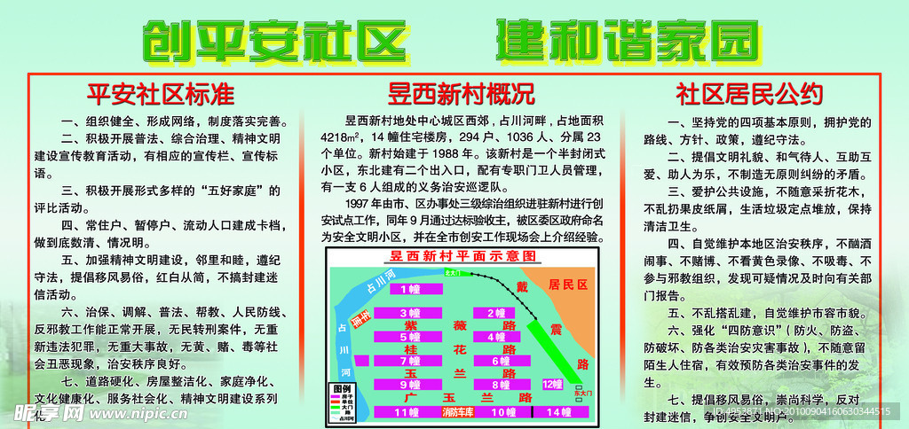 创平安社区 建和谐家园