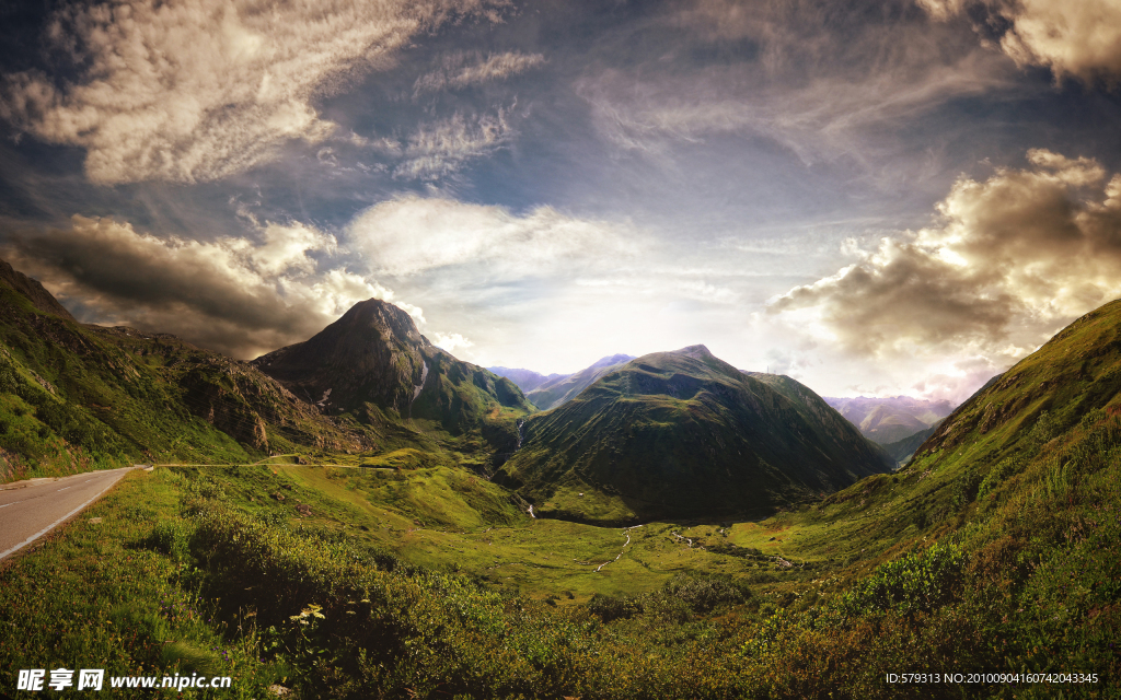 自然风景 The old furka pass