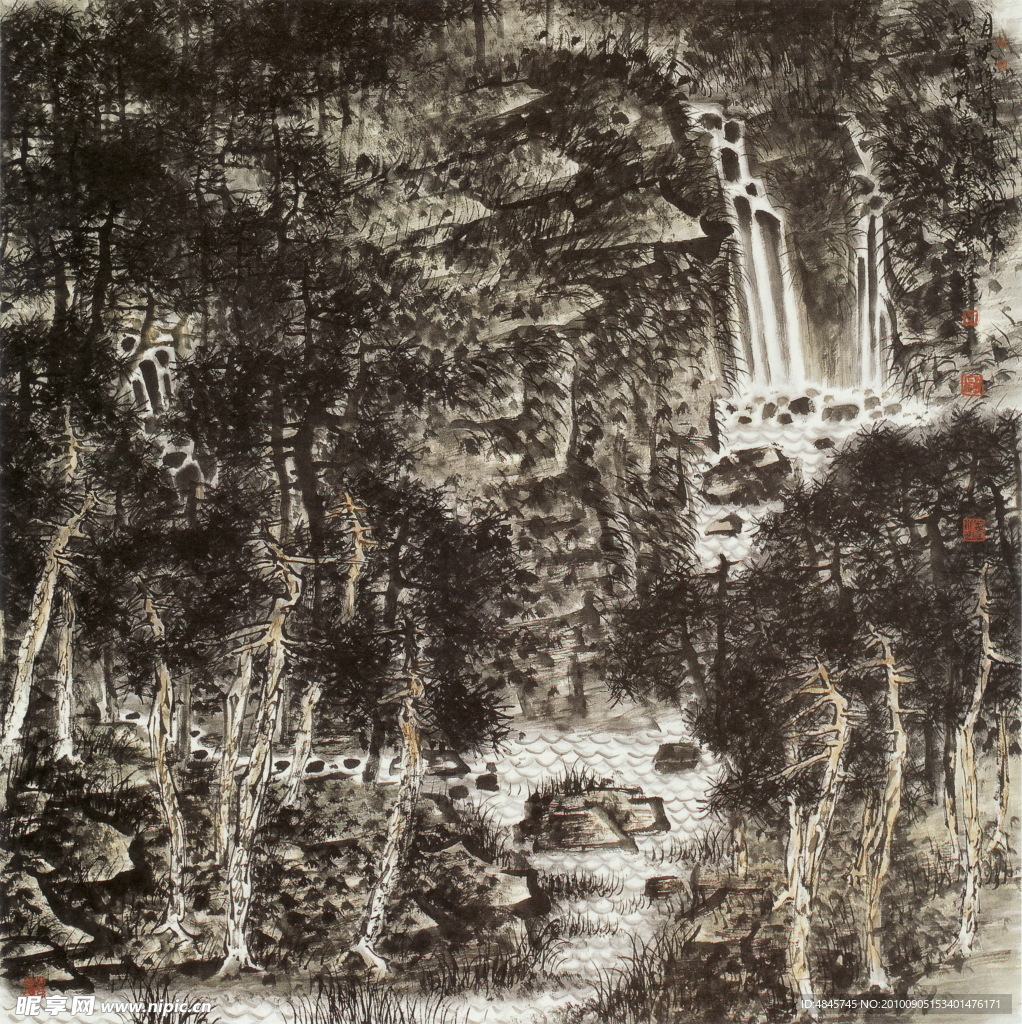 月映松林