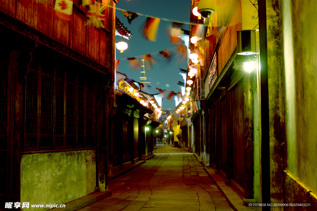 夜景古镇