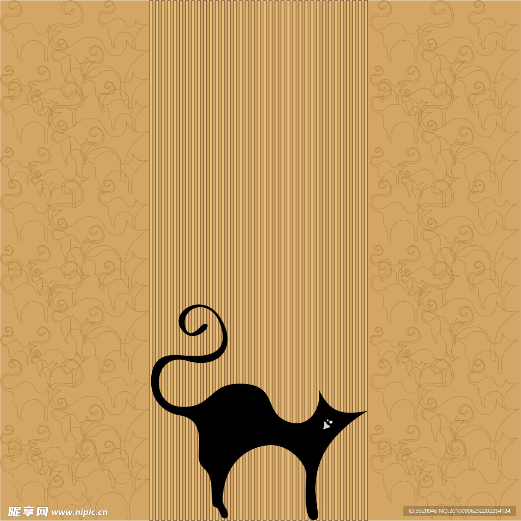 可爱的小猫背景图片