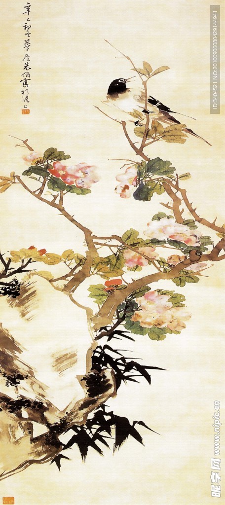 无框画 花鸟