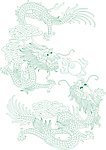 双龙嬉戏