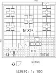 餐厅装修平面图