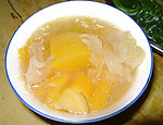 雪耳木瓜鱼米汤