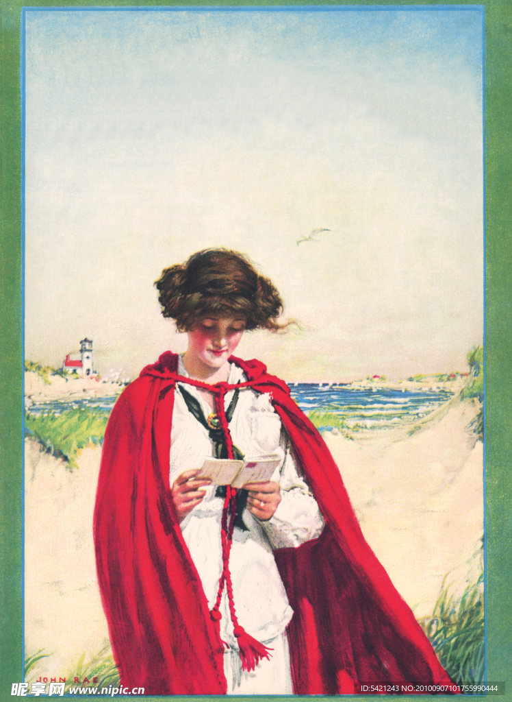 绘画美女