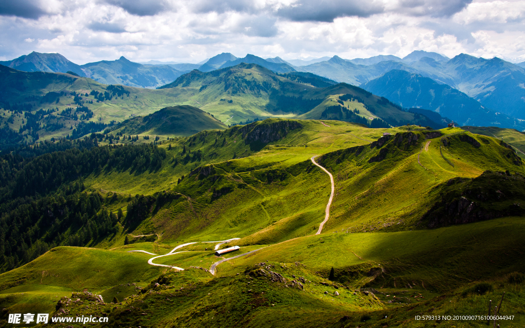 基茨堡尔山景 Kitzbuhel Mountain View