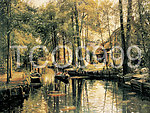 油画 手绘油画 田园风景(40x30厘米)