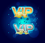 VIP卡字体设计