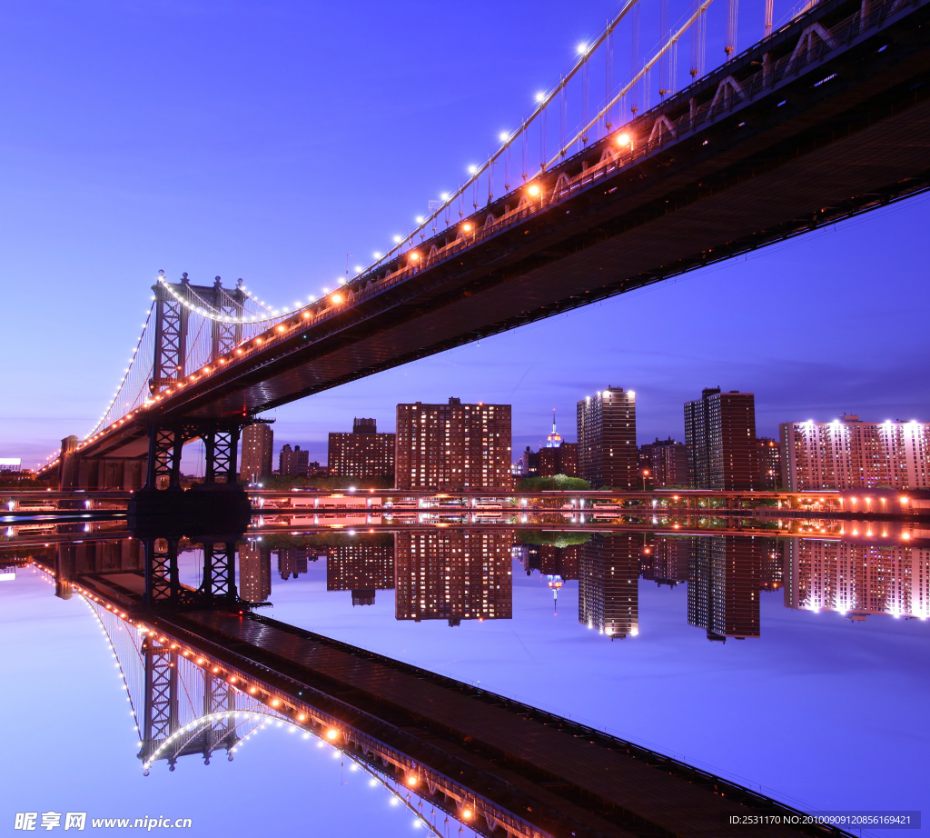 城市夜景高清图片