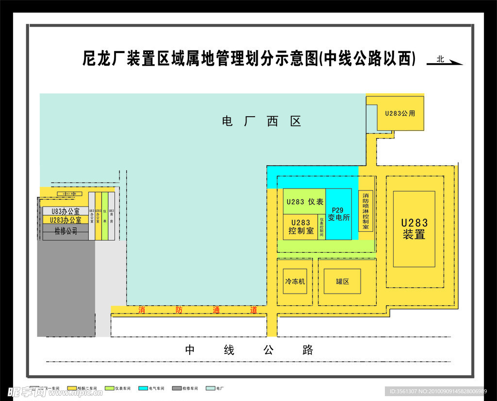 厂区规划平面示意图